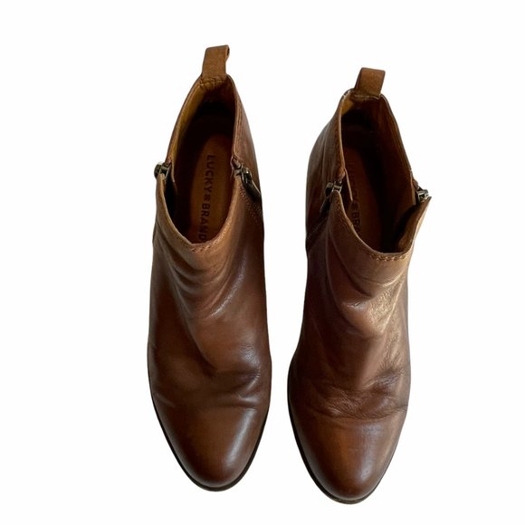 LUCKY Brand Bootie Side Zip 8.5 - Picture 5 of 12